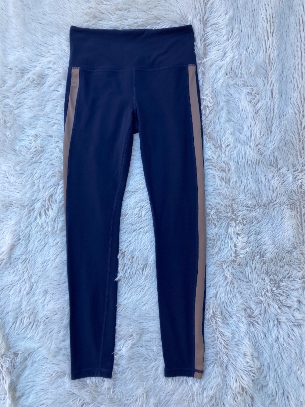 Athleta Elation Colorblock 7/8 tight Leggings Womens Size Small